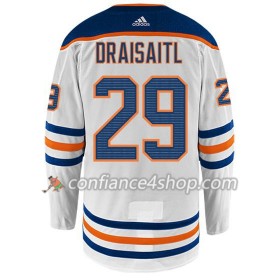 Adidas Maillot de Hockey Edmonton Oilers LEON DRAISAITL 29 Blanc Authentic - Homme
